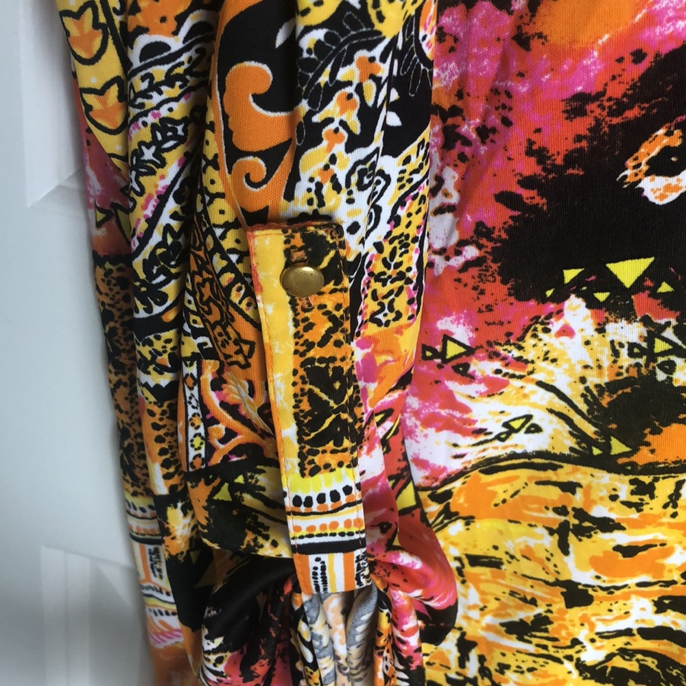 Manhattan Blues High Low V Neck Blouse Women’s Size 3XL - Picture 5 of 6
